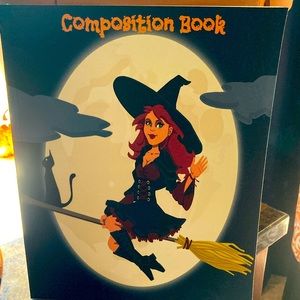 Halloween themed composition book.